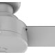 preview thumbnail 8 of 12, Hunter Presto Flush Mount Ceiling Fan w/ Wall Control - Contemporary, Industrial, Scandinavian - LOW PROFILE!