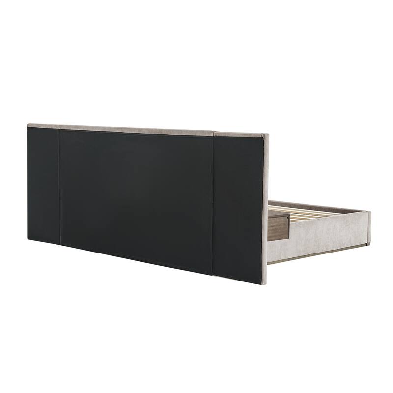 Danson Upholstered King Bed with Side Tables