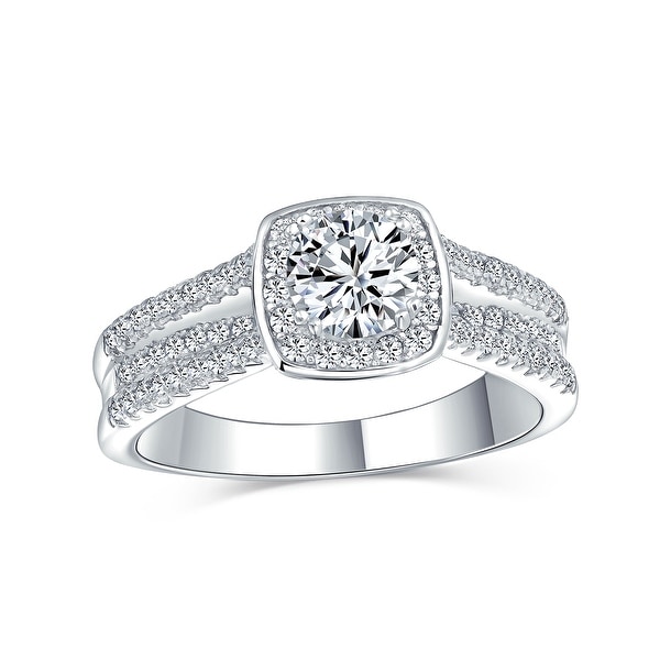 2CT Round Solitaire AAA CZ Engagement Ring 925 Sterling Silver. Opens flyout.