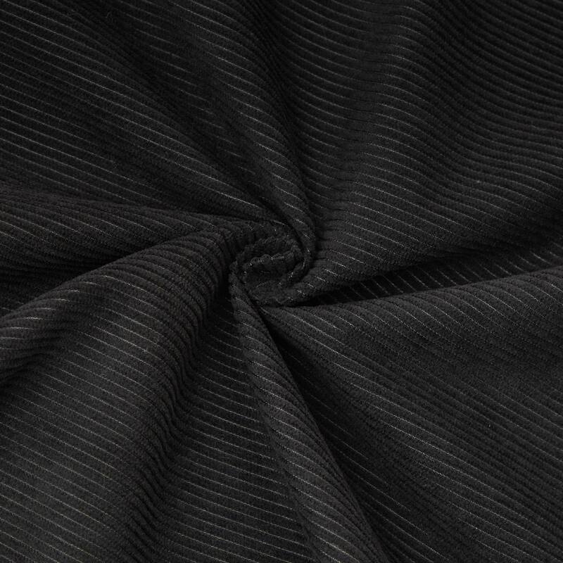 96.46" L-Shaped Corduroy Sectional Sofa, No Assembled Required