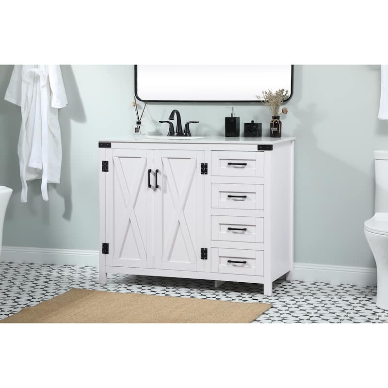 Vine 42 - 48 Inch Single Bathroom Vanity