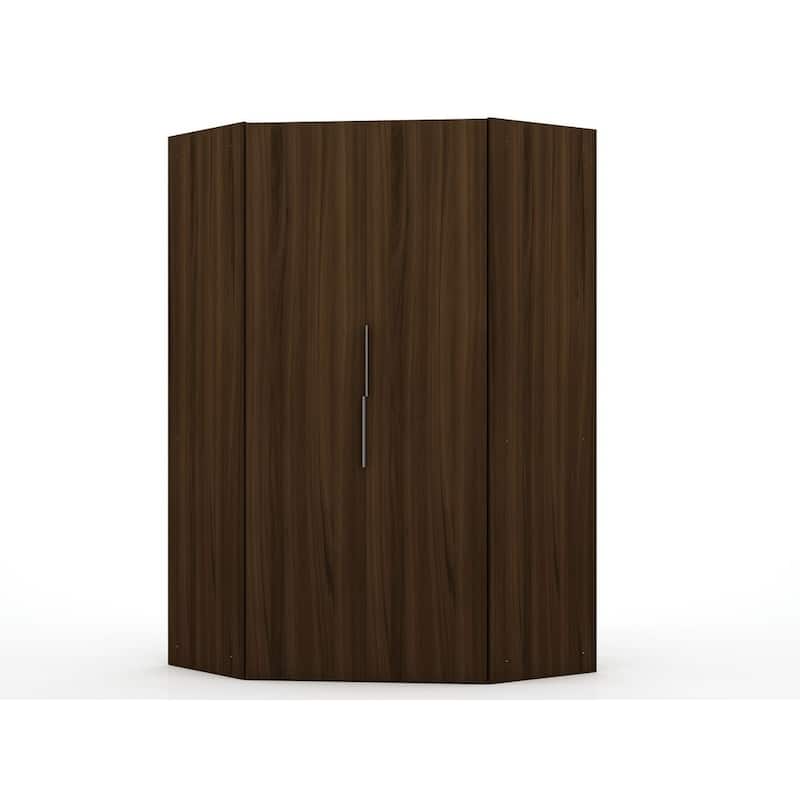 Manhattan Comfort Mulberry 2-Piece Wardrobe Closet