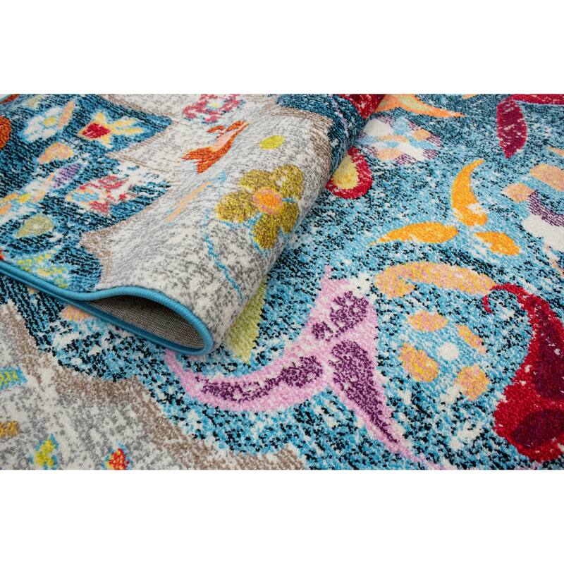 Noori Rug Sapphire Distressed Alene Rug