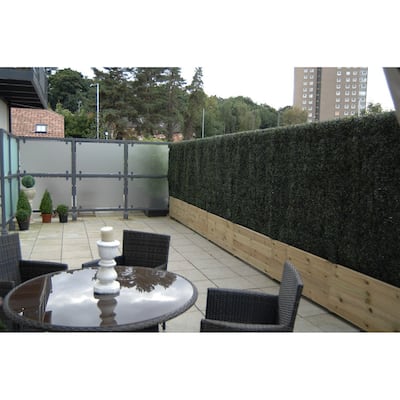 20"x20" Artificial Boxwood Hedge Greenery Panels - 108pc