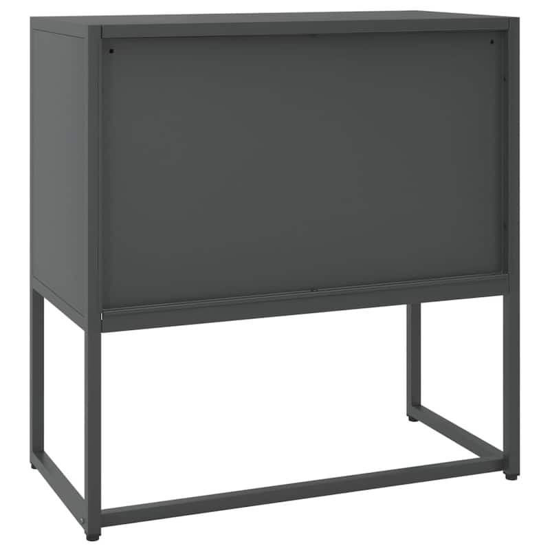 vidaXL Sideboard Storage Buffet Cabinet for Kitchen Living Room Entryway Steel