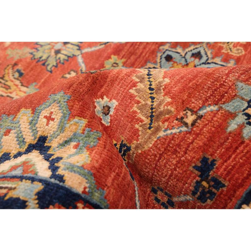 ECARPETGALLERY Hand-knotted Jules Sultane Dark Copper Wool Rug - 4'0 x 6'3