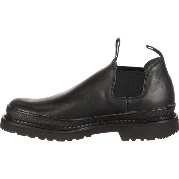 black leather shoes for work mens
