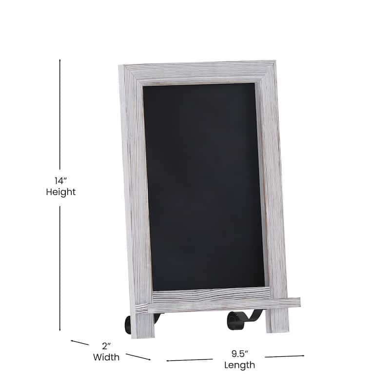 10 Pack Tabletop or Wall Mount Magnetic Chalkboards