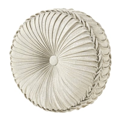 J. Queen New York Celine Tufted Round Decorative Throw Pillow