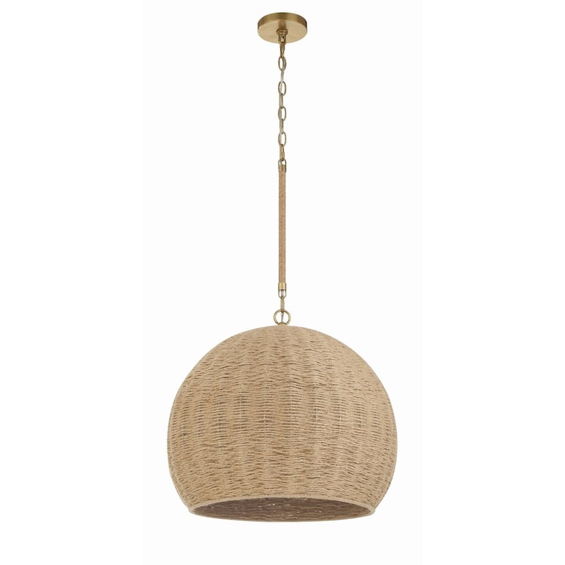 Crystorama Lighting Group JAC-10503 Jace 3 Light 20" Wide Pendant