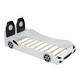preview thumbnail 6 of 11, Wood Car-Shaped Twin Size Platform Bed with LED