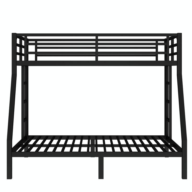 Metal Bunk Bed for Teens and Adults, Space-Saving, Noise-Reduced