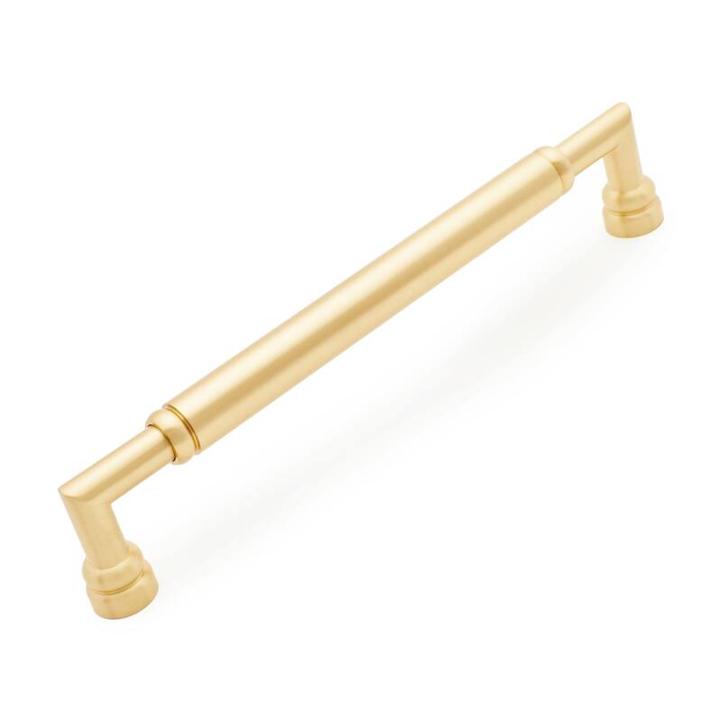 RK International Cylinder 12 Inch Center to Center Appliance Pull - Satin Brass