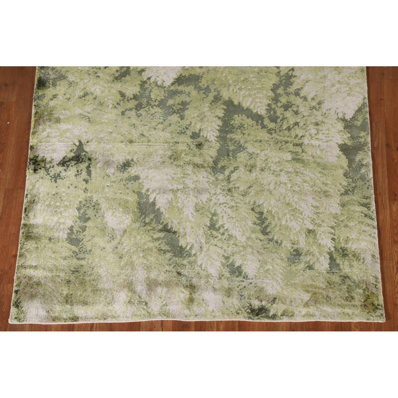 Abstract Modern Area Rug Handmade Wool Carpet - 4'7"x 6'5"
