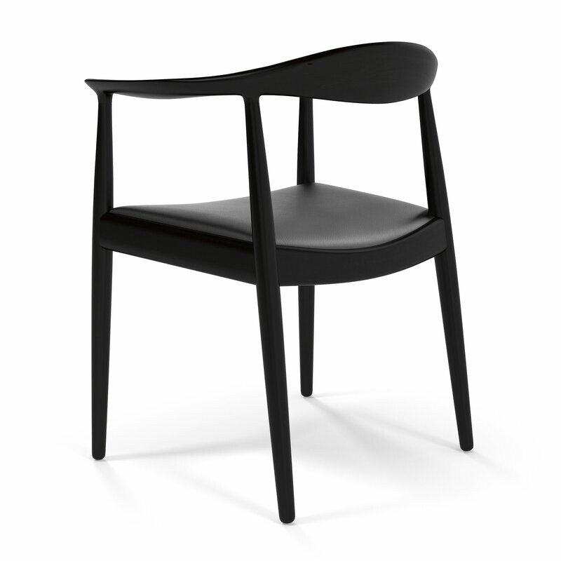 Shop 2xhome Solid Real Oak Dark Wood Pu Leather Cushion Seat