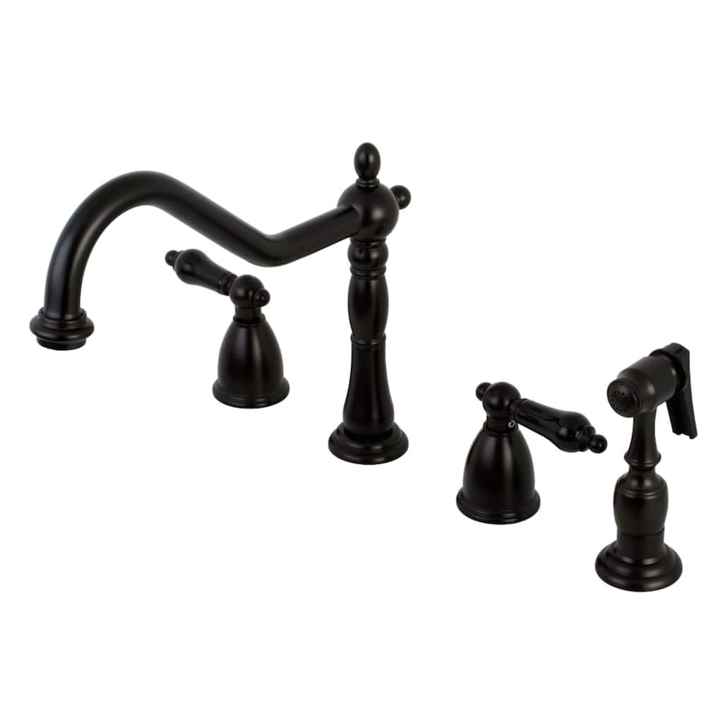 Kingston Brass Duchess 1.8 GPM Widespread Kitchen Faucet - Includes