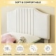 preview thumbnail 9 of 11, Twin Size Upholstered Bed Frame with Headboard,Heavy Duty Wooden Platform for Kids