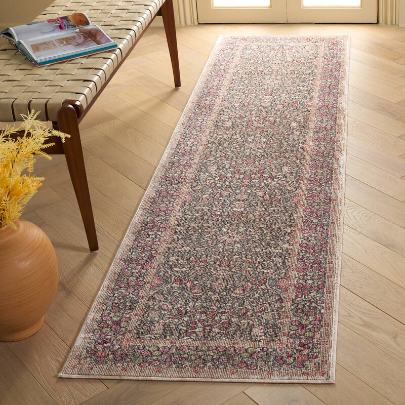 SAFAVIEH Crimson Hernanda Simi Oriental Rug - 2'2" x 8' Runner - Beige/Brown