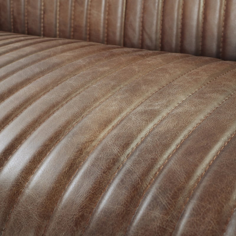 Bailee Retro Brown Loveseat