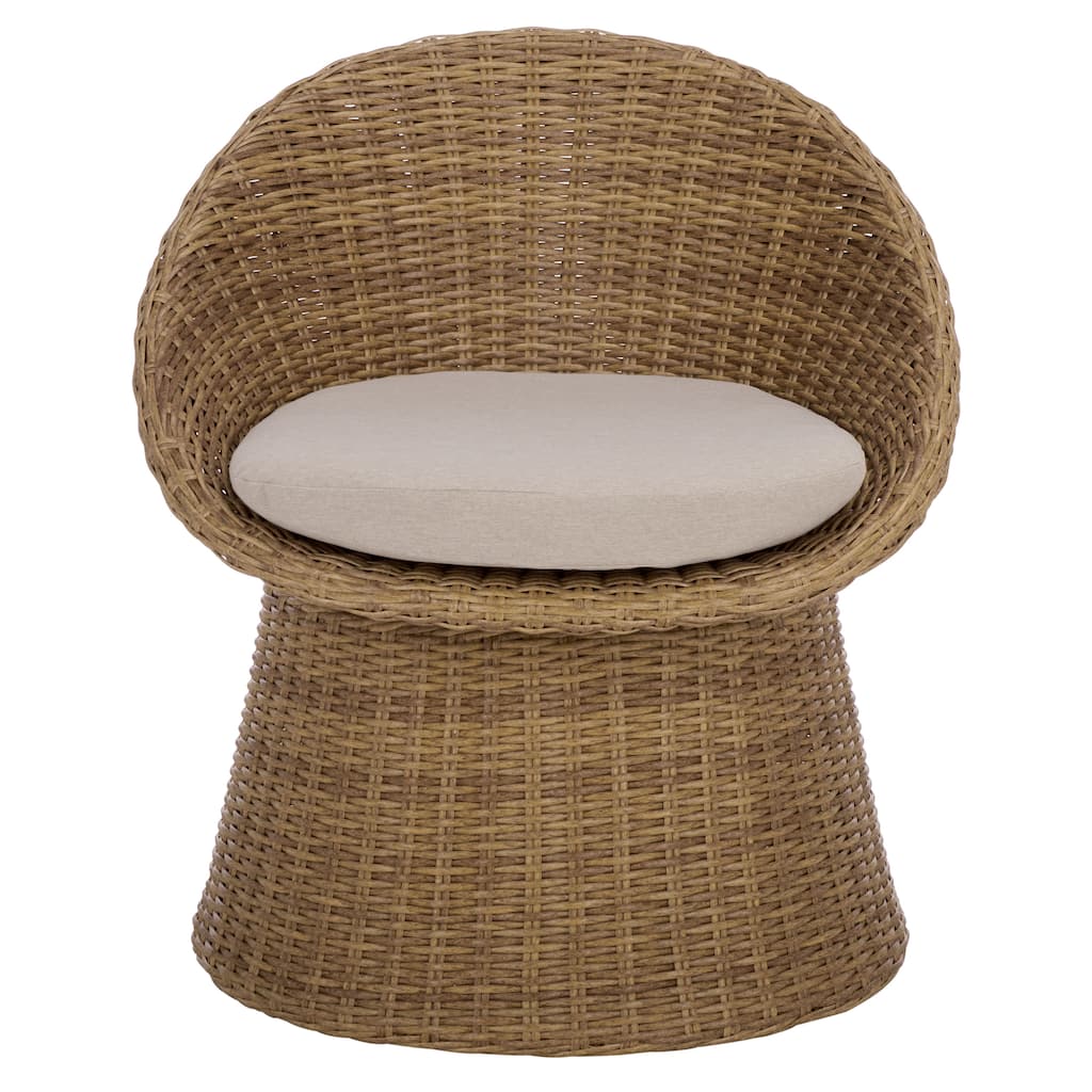 SAFAVIEH Outdoor Living Drew Swivel Chair - 28"W x 30"D x 32"H