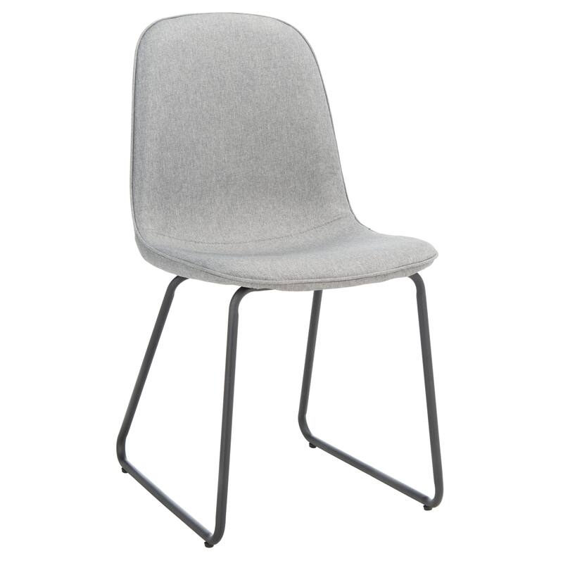 SAFAVIEH Herma Mid-Century Dining Room Chair (Set of 2) - 20.5" W x 16.5" L x 32.3" H - 20Wx17Dx32H