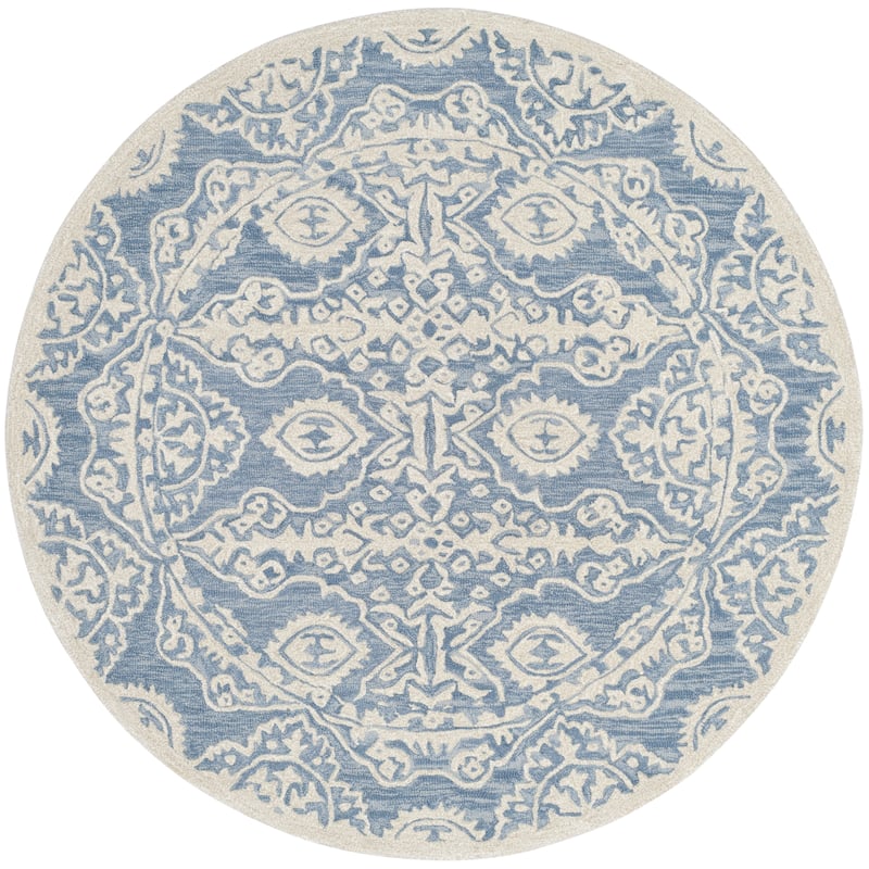 SAFAVIEH Handmade Bella Wivine Modern Floral Wool Rug