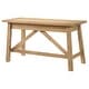 preview thumbnail 10 of 13, Fabian 54-inch 2-drawer Computer Writing Desk Distressed Light Brown