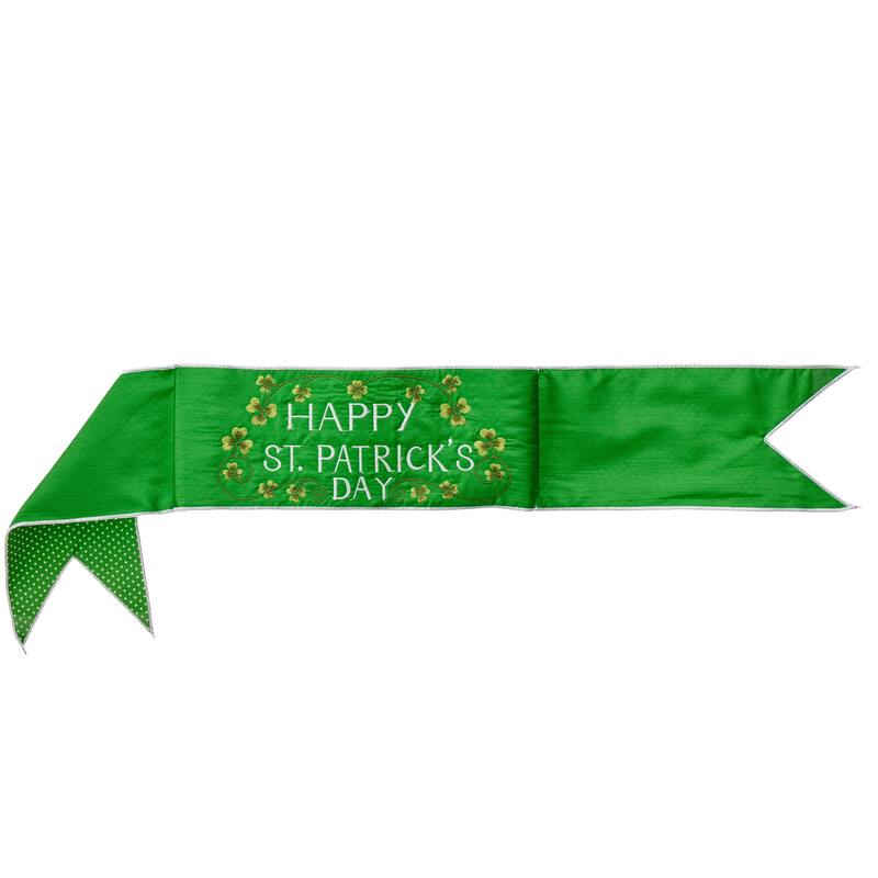 6"X44" "Happy St Patrick's Day" Banner