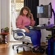 preview thumbnail 19 of 33, Bossin Big and Tall Executive Office Chair,500LBS Adjustable Lumbar Support Ergonomic Chair with High Back PU Leather Computer
