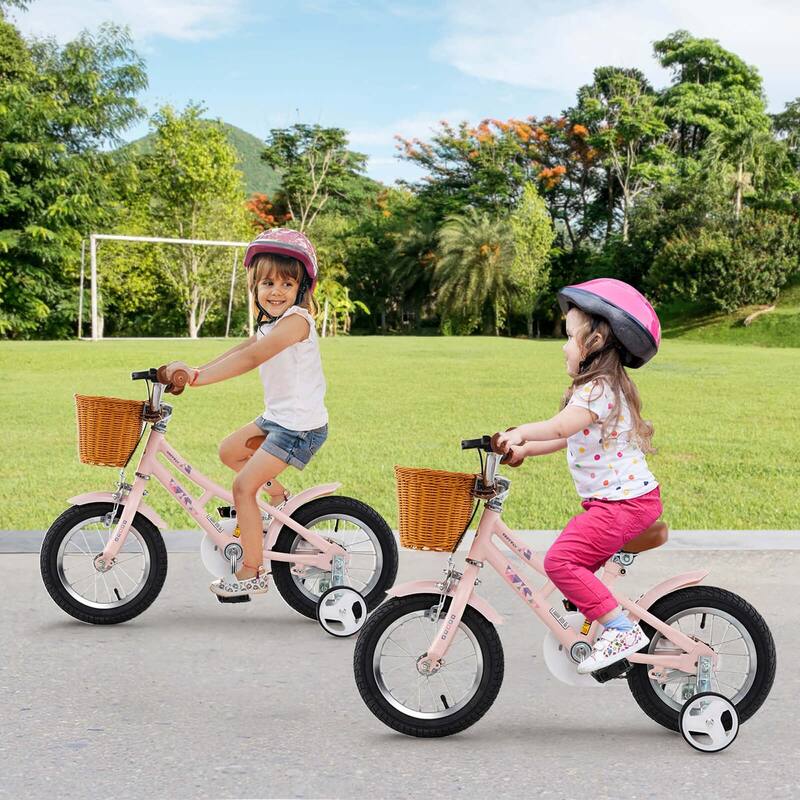 Costway 12"/14"/16"/18" Kids Bike with Height Adjustable Handlebar - See Details