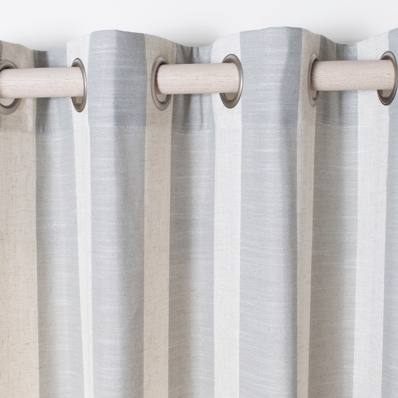 SAFAVIEH Lieveke 52" x 84" Grommet Window Curtain Panel - 52Wx84L - Taupe/Beige