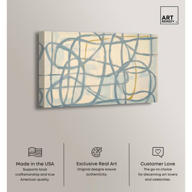 Unbroken Line II Canvas by Art Remedy, Gallery Wrapped