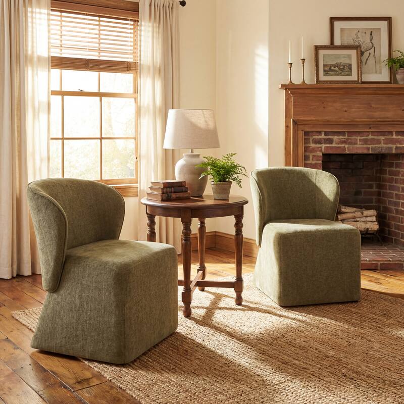 Christopher Knight Home - Eddie Modern Block Silhouette Upholstered Dining Chair with Metal Frame, Versatile Home Use