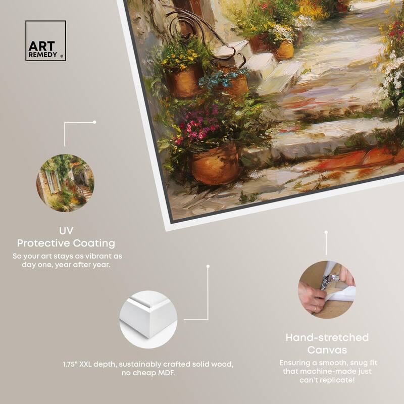 Mediterranean Charm II Canvas by Art Remedy