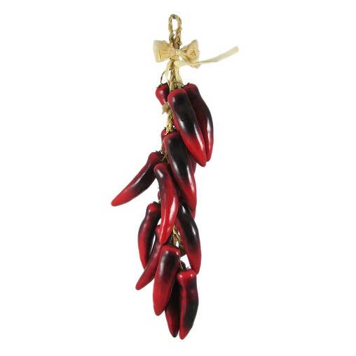 Shop Decorative Red Chili Pepper Braid Kitchen Decor Overstock