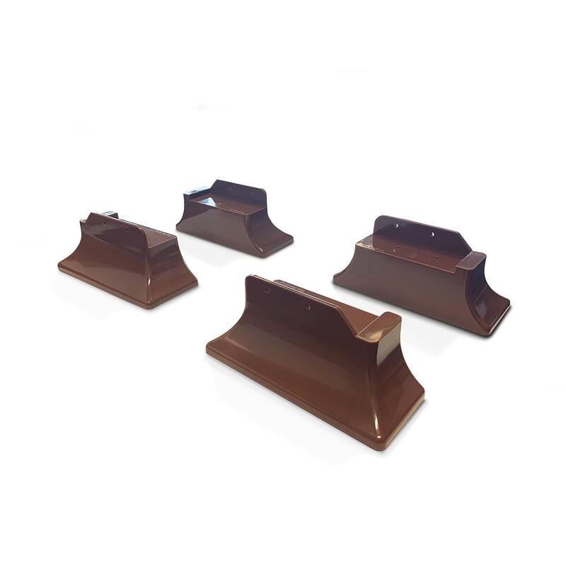 Stander Recliner Risers Easy Chair Lifters (Set of 4) - Black