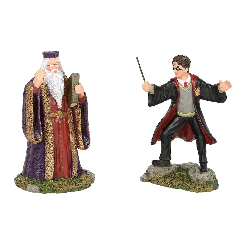 Department 56 Harry Potter Village - Harry and The Headmaster - 6002314