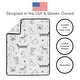 preview thumbnail 4 of 4, Sweet Jojo Designs Dog Boy, Girl, Unisex/Gender Neutral 6pc Crib Bedding + BreathableBaby Breathable Mesh Liner Pad - Modern Pet