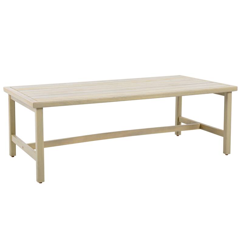 Christopher Knight Home - Teak Haven Outdoor Acacia Wood Coffee Table with 310 lb Weight Capacity