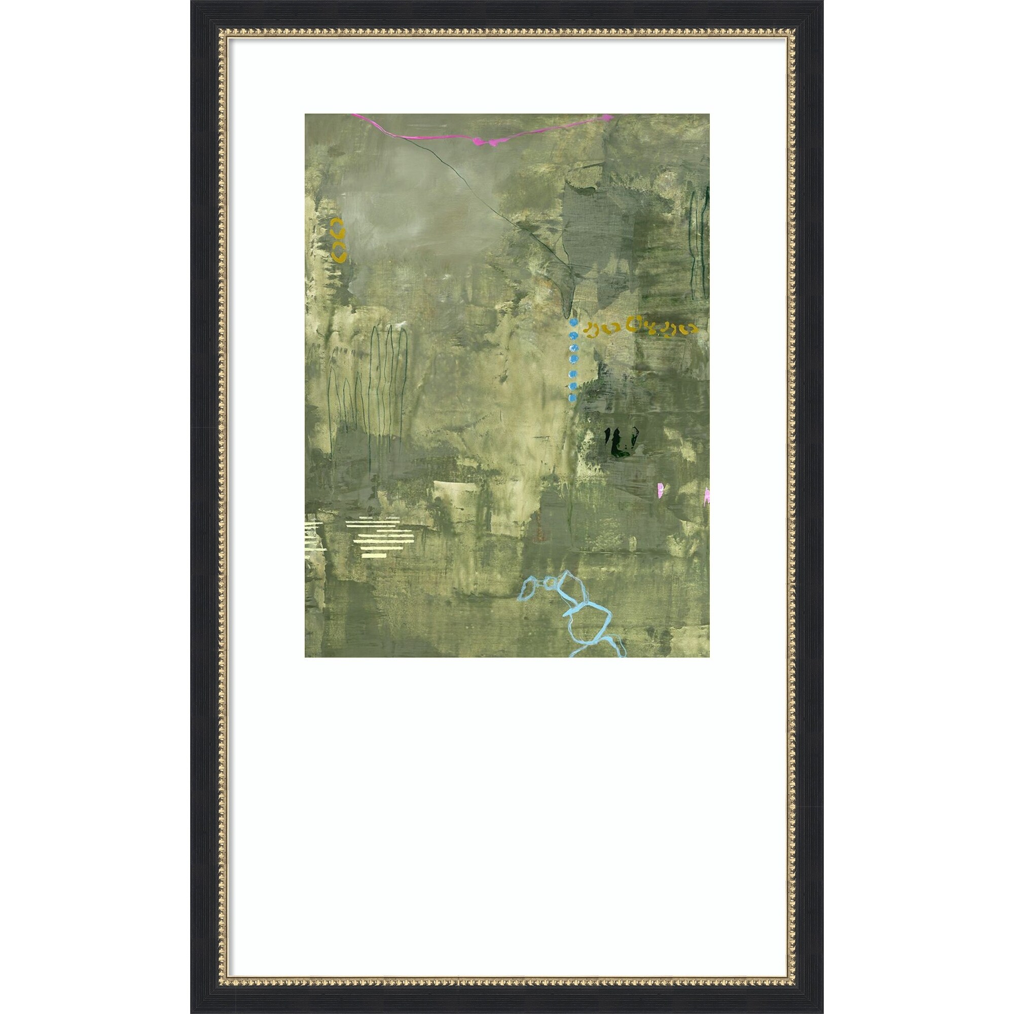 Green Petite by Design Fabrikken Wood Framed Wall Art Print