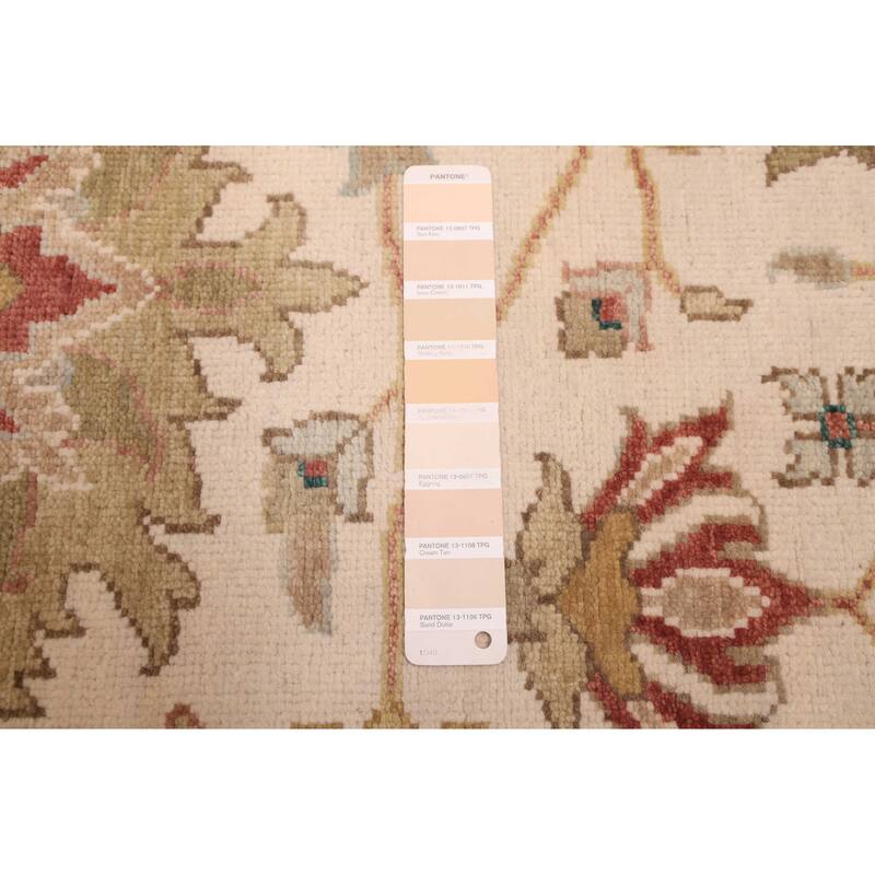 ECARPETGALLERY Hand-knotted Jules Serapi Ivory Wool Rug - 7'11 x 9'11