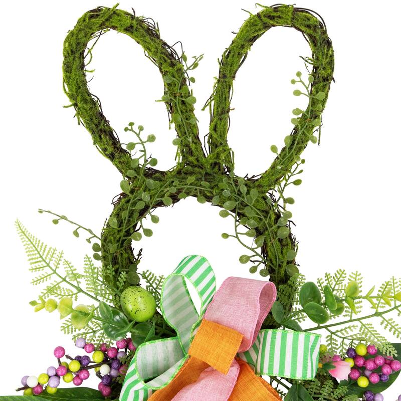 Twig and Vine Easter Bunny Artificial Wreath - 23"