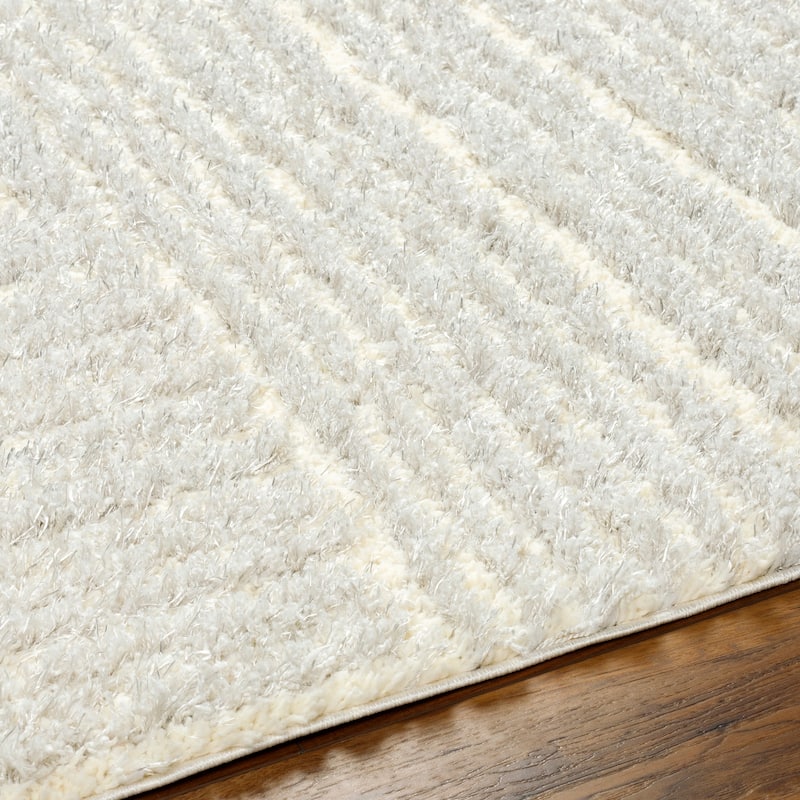 Livabliss Everton Mod Stripes Plush Area Rug