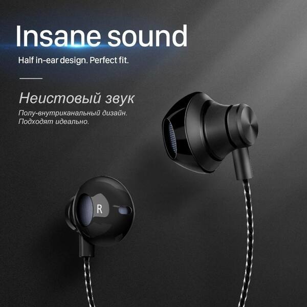 Best Metallic Bass Stereo Earphone With Mic In Ear Headphone Wired Headset For Iphone 6 7 Plus Samsung S8 Xiaomi Mp3 Ele Overstock 27482495 Round shaped housing contrasting flat faceplates to ensure a secure and key features: overstock com
