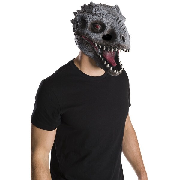 Shop Rubies Jurassic World Indominus Rex Adult Mask Grey