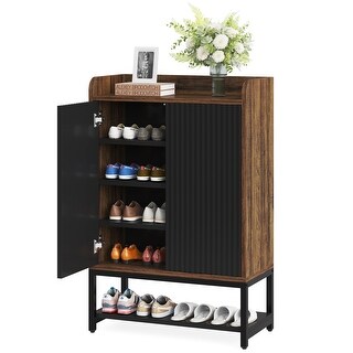 Shoe Storage Cabinet with Door for Entryway