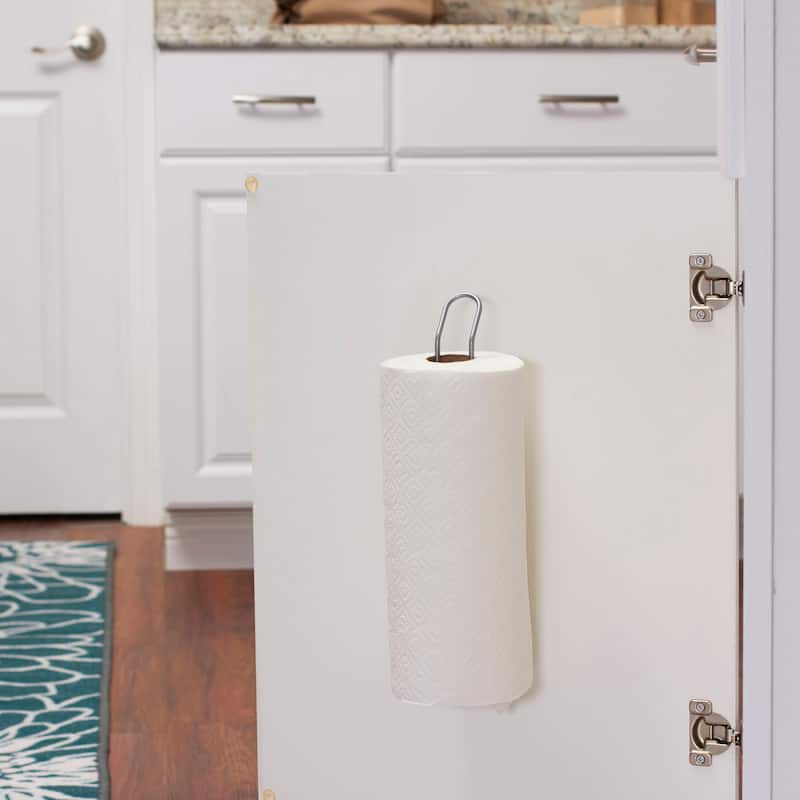 Household Essentials Cabinet Door Paper Towel Holder