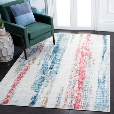 SAFAVIEH Madison Lynette Abstract Stripe Rug