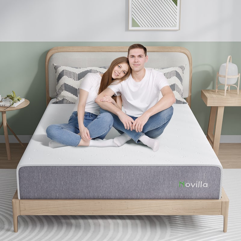 Novilla 12-inch Firm Cool Gel Memory Foam Mattress