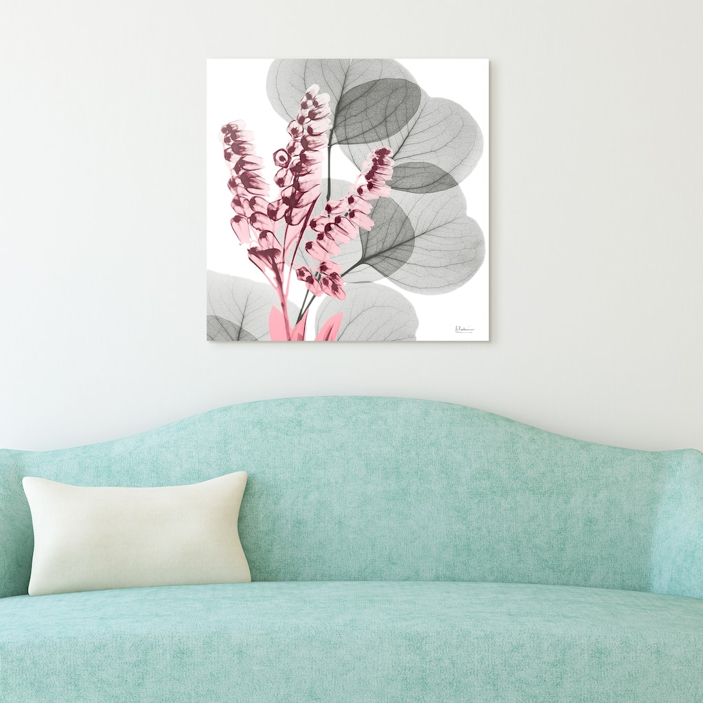 "Eucalyptus Bush 2" Frameless Free Floating Tempered Glass Panel Graphic Wall Art
